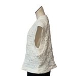 ZARA NWT Ivory Quilted Patchwork Vest Bloggers Fave SZ- Medium / Length Photo 3