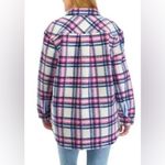 Vineyard Vines Vineyard Vines Brushed Shirt Jacket Size XS Pink BlueOversized Plaid Shacket Photo 1