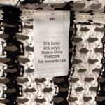 Nine West  Striped Black and White Women's Sweater Photo 5