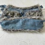 handheart jeans bag denim handmade shoulder bag Blue Photo 6