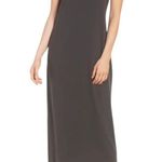 Eileen Fisher Scoop Neck Jersey Midi Dress Bark Brown Size S Photo 3