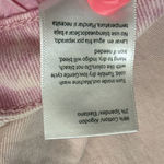 Risen  HIGH RISE WIDE LEG JEANS WOMENS 11/30W STRETCH DENIM RAW HEM Pink NWT Crop Photo 7