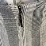 Haute Hippie Gray Stripe Short Cotton Slip Beach Minimalist Dress W-632 Sz S Photo 8