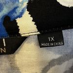 Toni Morgan Women's Blue Dress Blazer Buttons Floral Chic 1X Photo 5