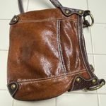 Kathy Van Zeeland  Y2K Crossbody Purse Fleur De Lis Buckles Photo 4