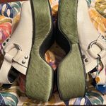 Farm Rio  Leather Ivory Sling Back Harness Clog/Shoes(Size 6) Photo 5