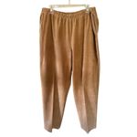 Lands' End Lands’ End XL (18) Tan/Mustard Stretch Corduroy Pants – Soft Pull-On Style Photo 1