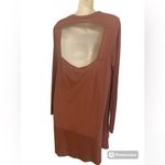 Free People  Beach Dress Swim Cover Sz Large Brown Photo 2