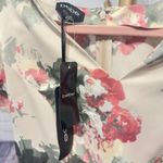 Bebe  Sheer Dream Floral Short Sleeve Romper size 10 NWT Photo 5