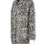 Abound  | NWT | Medium | Ivory Egret Leopard Print Open Front Snuggle Cardigan Photo 4