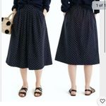 J.Crew  Navy White In Vintage Clip Dot Size Small J1874 Photo 1