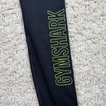 Gymshark  Black Neon Green Logo Leggings Activewear Workout Pants Women's Size S Photo 2