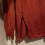 Old Navy Women’s Burnt Orange Henley Tunic Shirt With 5 Buttons On Top Photo 4