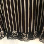 Soma Signature Lace Glorious Stripe Black White Sleep Day Event Top Sz S NWT Photo 4