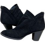 Report Footwear SIZE 7.5 Geometric Shapes Cut Out 2.5" Heel Ankle Booties Photo 0