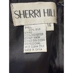 Sherri Hill  Women’s Mini Dress Size 14 Strapless Sweetheart Tornasol Sequins Photo 15
