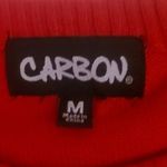 Carbon Christmas Santa Striped Red/Tan Sweater M Holiday Ugly Winter Party Cozy Red Size M Photo 7