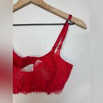 Victoria's Secret Victoria’s Secret Dream Angels Red Lace Push Up Bra without Padding size 34D NEW Photo 5