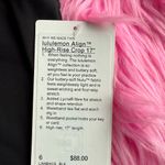 Lululemon  size 8 align crop 17” Black Leggings Photo 1
