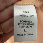 Le lis Lexi Top Women’s Med Oversized & Matched Bra Set Peach Button Up NWT Photo 4