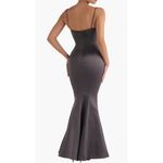House Of CB Violette Satin Mermaid Gown Size Small Photo 3