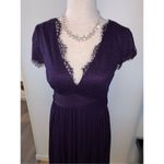 Adrianna Papell purple fancy lace dress size 2 wedding guess or made of honor l Photo 1
