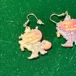 Halloween Pumpkin Earrings​ Orange Photo 2