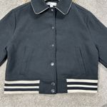 Spiritual Gangster Women's Warrior Heart Isla Jacket Crop Wool Blend in Black S Photo 3