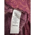 Free People  Bohemian Long Sleeve S Mia Tunic Aztec Print Blouse Pink Festival Photo 4