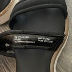 STYLUS Black Sandals with Chunky Platform Sole Size 7 Photo 4