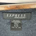 EXPRESS  Fit Flare Babydoll Dress Women‎ 9/10 Vintage Minimalist Y2K 90s Grunge Photo 2