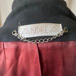 Vintage Andrea USA Wool Boyfriend Blazer in Green Gray w/ Satin Lining L/XL Size L Photo 5