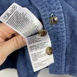 The North Face  | Women's Blue Twill Long Sleeve Button Up Shirt Medium Photo 5