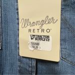 Wrangler Denim Western Shirt with Embroidered Cowboy Design Photo 3