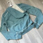 Y2K Star Jacket zip up hoodie gold hawk womens Blue (medium) vintage casual Photo 3