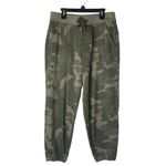 prAna Sage Green Camo Hemp Blend Cozy Up Ankle Pants Joggers Size XS Photo 2