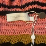 Zimmermann  Tiered pompom-embellished crocheted cotton mini dress size US 6 Photo 4