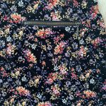 Mossimo Black Floral Mini Skirt Size 2 Business Casual Photo 2