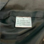 Happy Halloween black 100% washable silk vintage vest in size medium Photo 4