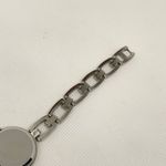 Côte d’Azur women watch silver tone 25mm round case quartz analog link running Photo 7