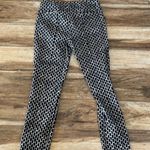 Adrianna Papell Adrianna Pappel black patterned skinny ankle pants Photo 3