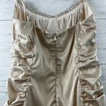 Princess Polly  Champagne Sabir Mini Dress Size 6 Photo 5