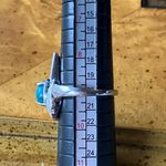 Natural Chrysocolla Sterling Silver Seashell Ring Size 9 Photo 7