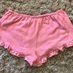 Ten Sixty Sherman Hot Pink Ruffle Sleep Shorts Photo 1