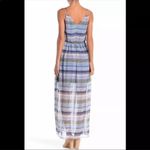 CeCe V Neck Sleeveless Maxi Dress, Size 6, Blue, NWT Photo 2