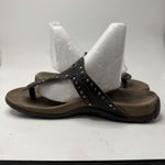 Taos Siren Embellished Leather Buckle Casual Comfort Sandals Womens Size 8 Brown Photo 8