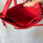 Fossil Women's Small Crossbody Bag Chili Pepper Red Tassel Accent Photo 8