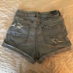 American Eagle  Stretch Curvy Ripped Denim Mom Short Photo 1