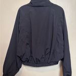 Forever 21  Woman's Windbreaker Cropped Jacket Snaps‎ Black Size Medium Photo 4
