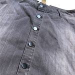 Altar'd State Altar’d state charcoal denim Button-Up Skirt size L Photo 2